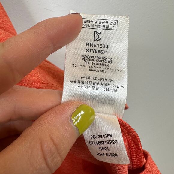 Patagonia Orange Seabrook Skirt - Picture 5 of 8